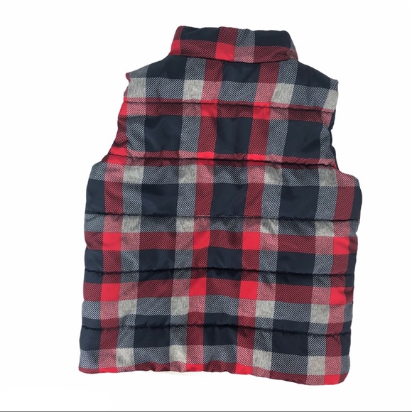 Tommy Hilfiger Puffer Vest Red Blue Grey 24 Months - Picture 5 of 9